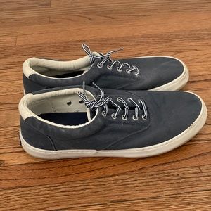 Navy Blue Sperry Shoes - Size 10.5